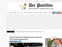 Bild zum Artikel: Exklusiv! Das geheime WhatsApp-Chat-Protokoll der GroKo-Sondierungsgespräche