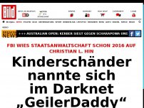 Bild zum Artikel: FBI-Ermittlungen - Kinderschänder nannte sich im Darknet „GeilerDaddy“