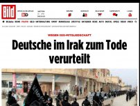 Bild zum Artikel: Wegen ISIS-Mitgliedschaft - Deutsche zum in Irak Tode verurteilt