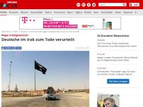 Bild zum Artikel: Wegen IS-Mitgliedschaft - Deutsche im Irak zum Tode verurteilt