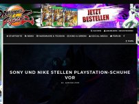Bild zum Artikel: Sony und Nike stellen PlayStation-Schuhe vor
