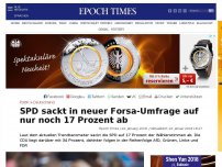 Bild zum Artikel: SPD sackt in neuer Forsa-Umfrage auf nur noch 17 Prozent ab
