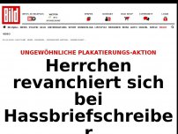 Bild zum Artikel: Ungewöhnliche Aktion - Herrchen revanchiert sich bei Hassbriefschreiber