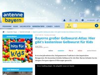 Bild zum Artikel: Bayerns großer Gelbwurst-Atlas: Hier gibt's kostenlose Gelbwurst für Kids