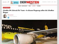 Bild zum Artikel: Schalke 04: Schreck für Team – In diesem Flugzeug sollen die Schalker fliegen