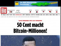 Bild zum Artikel: Aus Versehen - 50 Cent macht Bitcoin-Millionen!