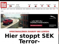 Bild zum Artikel: Zugriff bei Leipzig - Hier stoppt das SEK vier Terrorverdächtige an der A14