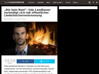 Bild zum Artikel: „Bin kein Nazi“: Udo Landbauer verteidigt sich mit öffentlicher Liederbücherverbrennung