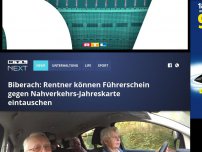 Bild zum Artikel: Biberach: Rentner können Führerschein gegen Nahverkehrs-Jahreskarte eintauschen