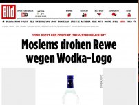 Bild zum Artikel: Wird Mohammed beleidigt? - Moslems drohen Rewe wegen Wodka-Logo