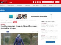 Bild zum Artikel: Hamburg - Familiennachzug: Syrer darf Zweitfrau nach Deutschland holen
