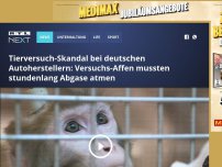 Bild zum Artikel: Tierversuch-Skandal bei deutschen Autoherstellern