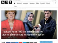 Bild zum Artikel: Staat zahlt Harem 7500 Euro im Monat: Syrer lebt jetzt mit 2 Ehefrauen und 8 Kindern in Deutschland