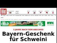Bild zum Artikel: 3 Jahre nach dem Abschied - Bayern-Geschenk für Schweini