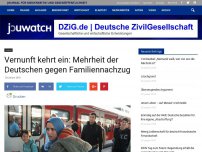 Bild zum Artikel: Vernunft kehrt ein: Mehrheit der Deutschen gegen Familiennachzug