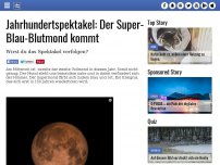 Bild zum Artikel: Jahrhundertspektakel: Der Super-Blau-Blutmond kommt