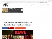 Bild zum Artikel: Logo soll Allah beleidigen: Religiöse Fanatiker bedrohen Rewe-Filialen