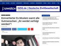 Bild zum Artikel: Konvertierter Ex-Moslem warnt alle Gutmenschen: „Ihr werdet verfolgt werden!“!