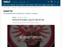 Bild zum Artikel: Eintracht Frankfurt zeigt der AfD die Tür