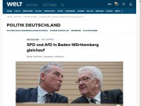 Bild zum Artikel: SPD und AfD in Baden-Württemberg gleichauf