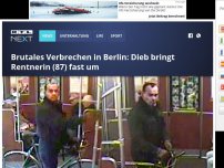 Bild zum Artikel: Brutales Verbrechen in Berlin: Dieb bringt Rentnerin (87) fast um
