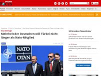 Bild zum Artikel: Insa-Umfrage - Mehrheit der Deutschen will Türkei nicht länger als Nato-Mitglied