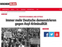 Bild zum Artikel: Immer mehr Deutsche demonstrieren gegen Asyl-Kriminalität