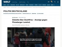 Bild zum Artikel: Debatte über Zweitfrau – Anzeige gegen Pinneberger Landrat