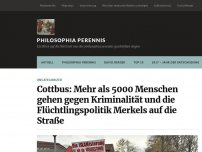 Bild zum Artikel: Cottbus: Mehr als 5000 Menschen gehen gegen Kriminalität und die Flüchtlingspolitik Merkels auf die Straße