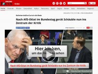 Bild zum Artikel: Gottfried Curio empörte mit Rede - Nach AfD-Eklat im Bundestag gerät Schäuble nun ins Zentrum der Kritik