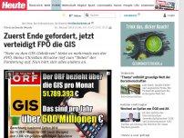 Bild zum Artikel: Überraschende Wende: Zuerst Ende gefordert, jetzt verteidigt FPÖ die GIS