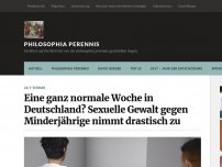Bild zum Artikel: Eine ganz normale Woche in Deutschland? Sexuelle Gewalt gegen Minderjährige nimmt drastisch zu