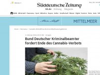 Bild zum Artikel: Bund Deutscher Kriminalbeamter fordert Legalisierung von Cannabis