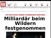 Bild zum Artikel: Panther getötet - Milliardär beim Wildern festgenommen