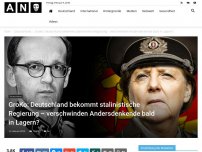 Bild zum Artikel: GroKo: Deutschland bekommt stalinistische Regierung – verschwinden Andersdenkende bald in Lagern?