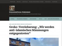 Bild zum Artikel: Groko-Vereinbarung: „Wir werden anti-islamischen Stimmungen entgegentreten“