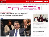Bild zum Artikel: Nach Ablösung durch Schulz - Gabriel rechnet mit SPD-Führung ab und wirft ihr respektlosen Umgang vor