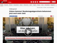 Bild zum Artikel: Erhöhung im Juli - Diäten-Hammer! Bundestagsabgeordnete bekommen jetzt noch mehr Geld