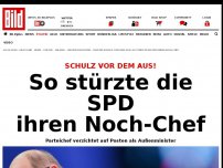 Bild zum Artikel: Er soll verzichten - SPD-Spitze stellt sich gegen Schulz