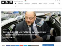 Bild zum Artikel: Korrupt, kriminell und Kohle bis zum Abwinken: Martin Schulz – Der reichste Politiker Deutschlands
