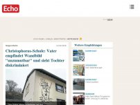 Bild zum Artikel: Christophorus-Schule: Vater empfindet Wandbild 'unzumutbar' und sieht Tochter diskriminiert