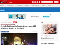 Bild zum Artikel: Hamburg - Brutale Tat in der Schanze: Mann rammt 25-Jährigem Messer in den Kopf