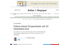 Bild zum Artikel: Asylbewerber: Polizei nimmt Drogendealer mit 20 Identitäten fest