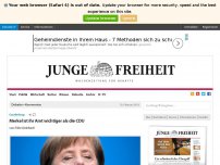 Bild zum Artikel: Merkel ist ihr Amt wichtiger als die CDU
