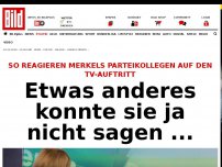 Bild zum Artikel: Kanzlerin beim ZDF - Merkel will vier Jahre weiterregieren