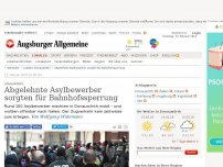 Bild zum Artikel: Donauwörth: Asylbewerber protestieren - Bahnhof in Donauwörth gesperrt