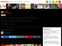 Bild zum Artikel: Blake Lively Shared An Honest Photo About Her Pregnancy Weight Loss