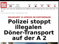 Bild zum Artikel: 15 Spieße im Kofferraum - Polizei stoppt illegalen Döner-Transport