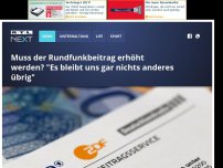 Bild zum Artikel: Muss der Rundfunkbeitrag erhöht werden? 'Es bleibt uns gar nichts anderes übrig'