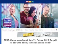 Bild zum Artikel: Die GZSZ-Wochenvorschau: Stürmische Küsse bei Maren & Leon